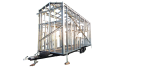 Carro arrastre y estructura Tinny House